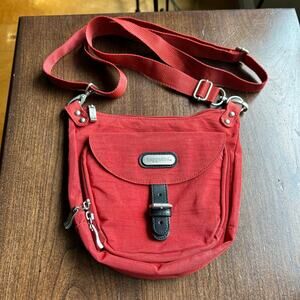 Baggallini Original Everyday Bag crossbody brick red